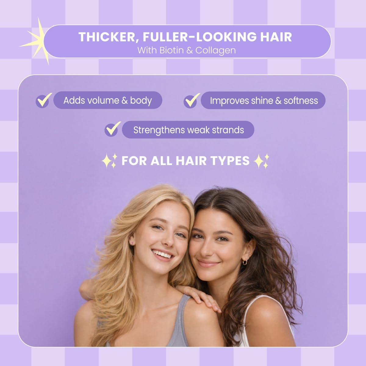 Luseta Biotin Shampoo and Conditioner Set, Thickening for Thinning Hair