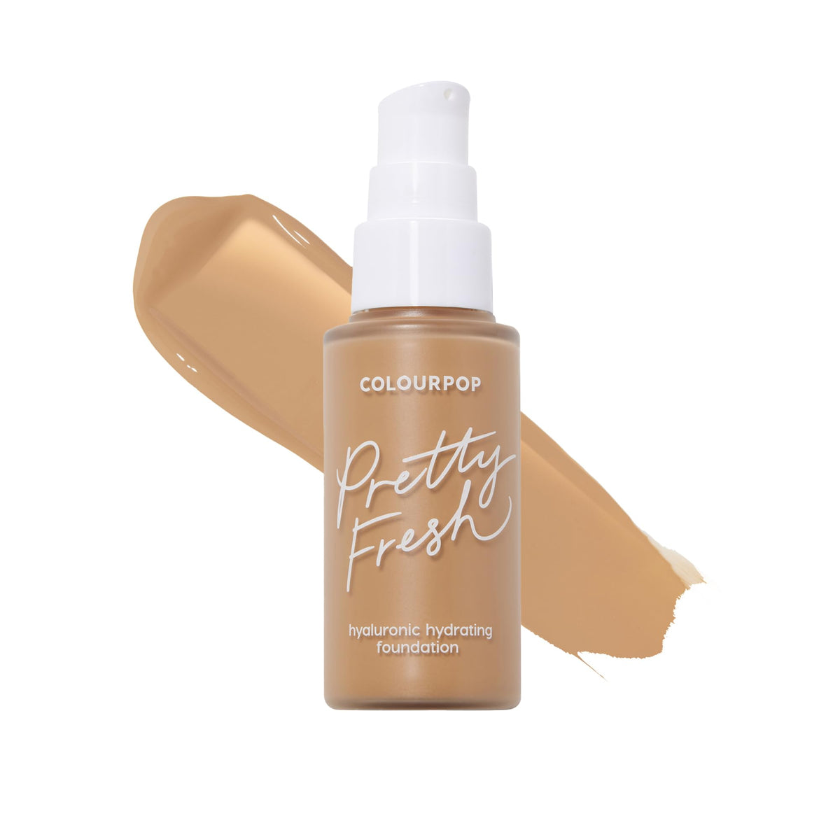 ColourPop Pretty Fresh Liquid Foundation - Hydrating Foundation with Medium, Buildable Coverage & a Natural Finish - Enriched with Hyaluronic Acid & Coconut Water - Light 70W (1 oz)