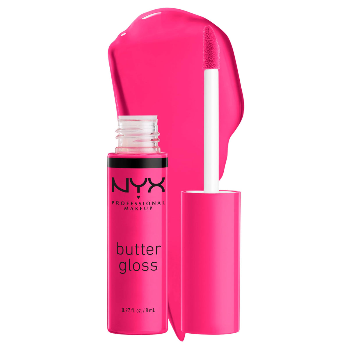 NYX PROFESSIONAL MAKEUP Butter Gloss, Non-Sticky Lip Gloss - Rocky Road (Wine)