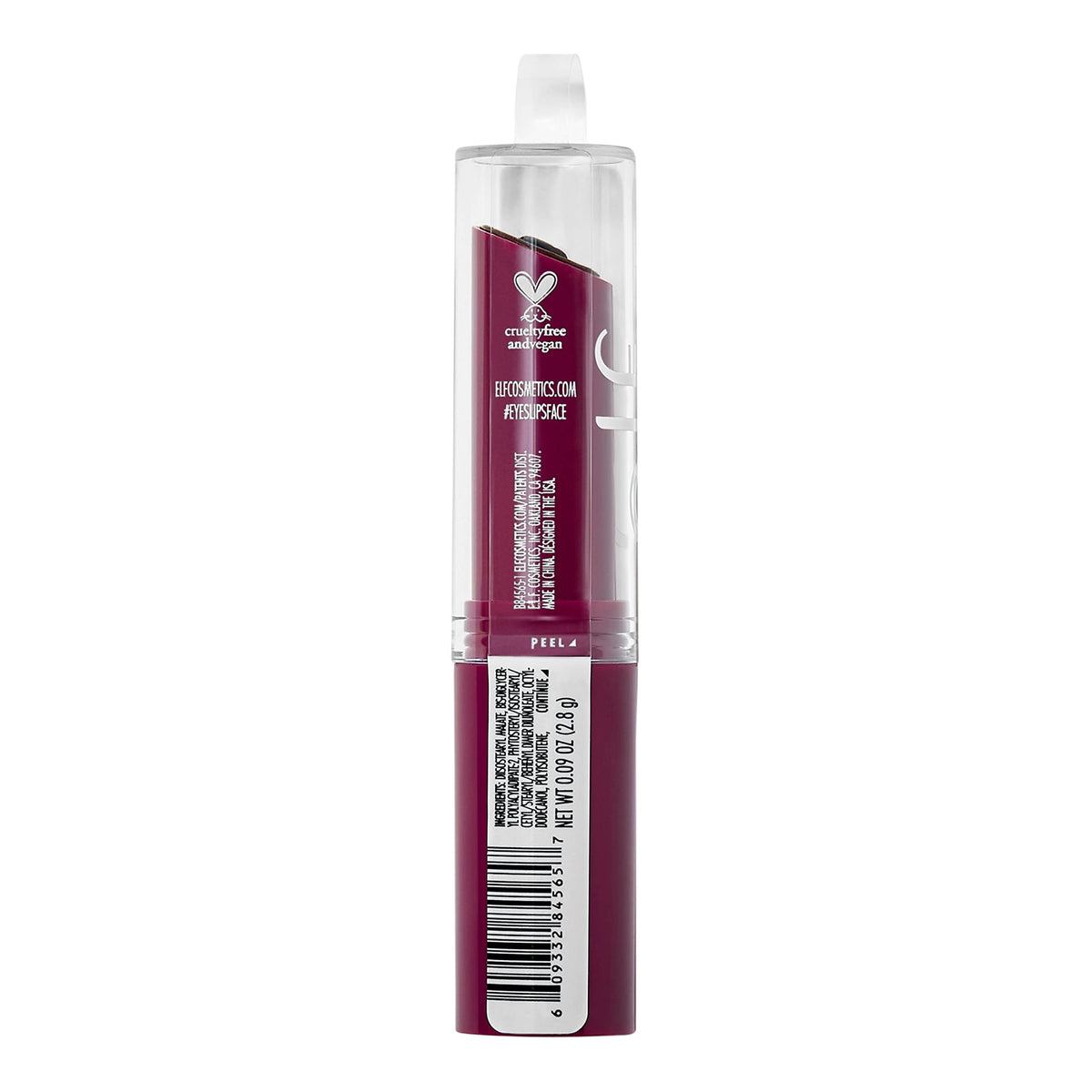 e.l.f. Hydrating Core Lip Shine with Shea Butter & Vitamin E, Tinted Lip Balm for A Smooth, Glossy Finish & Long-Lasting Moisture, Happy Dusty Rose