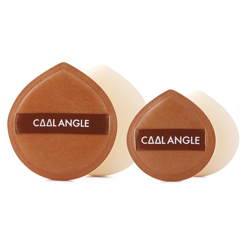 COOL-ANGLE Makeup Blender Sponges, Latex-Free, 5Pcs Medium Green