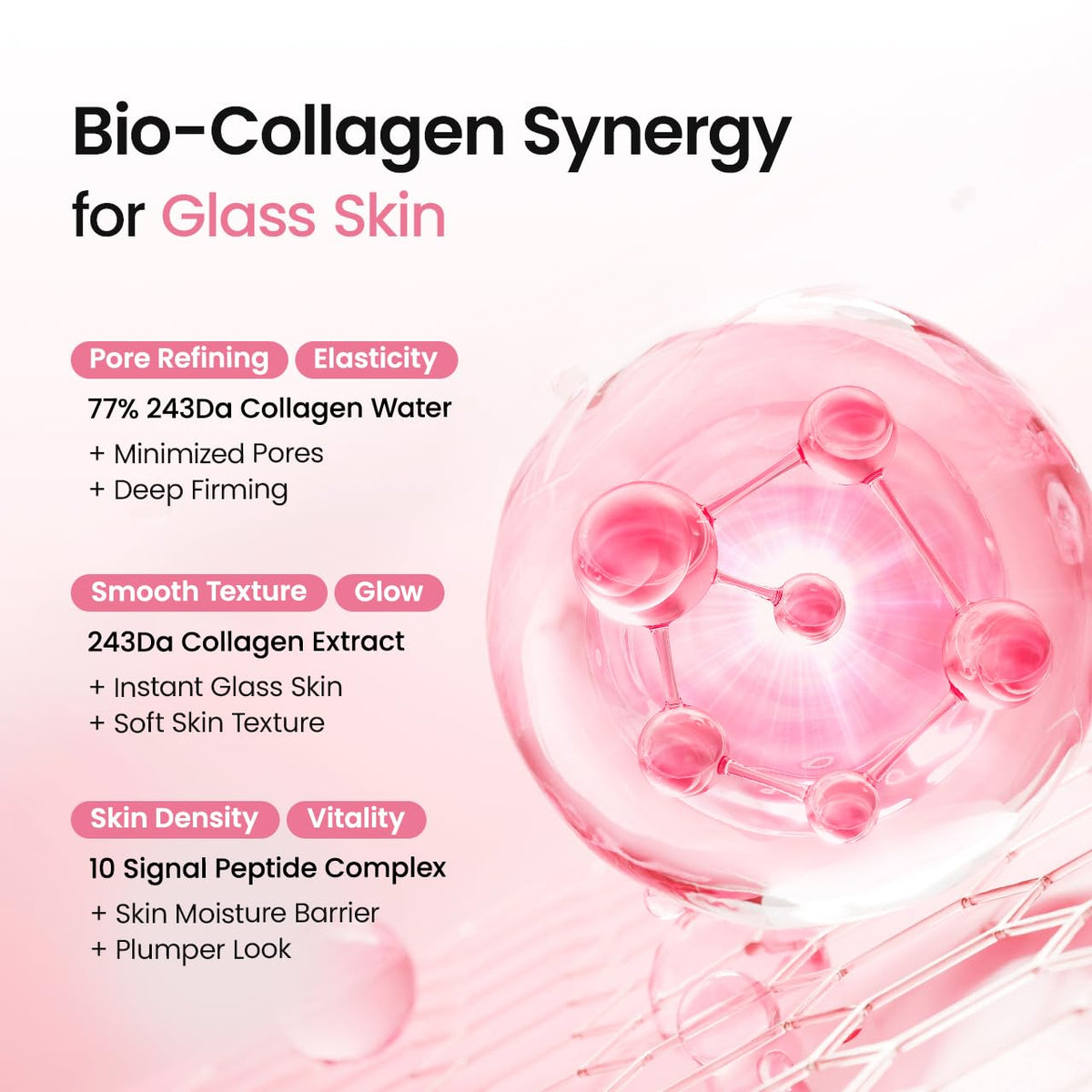 BIODANCE Collagen Peptides Jelly Serum Mist, Hydrating Face Mist, Plumping, Anti-Aging Face Spray, Sprayable Hydrogel, Travel Essentials & Self Care Gifts for Women, Korean Skin Care | 1.69 fl.oz