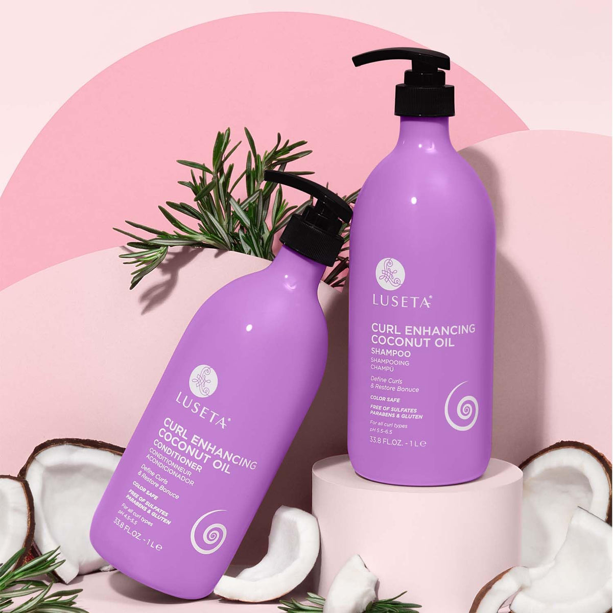 Luseta Biotin Shampoo and Conditioner Set, Thickening for Thinning Hair