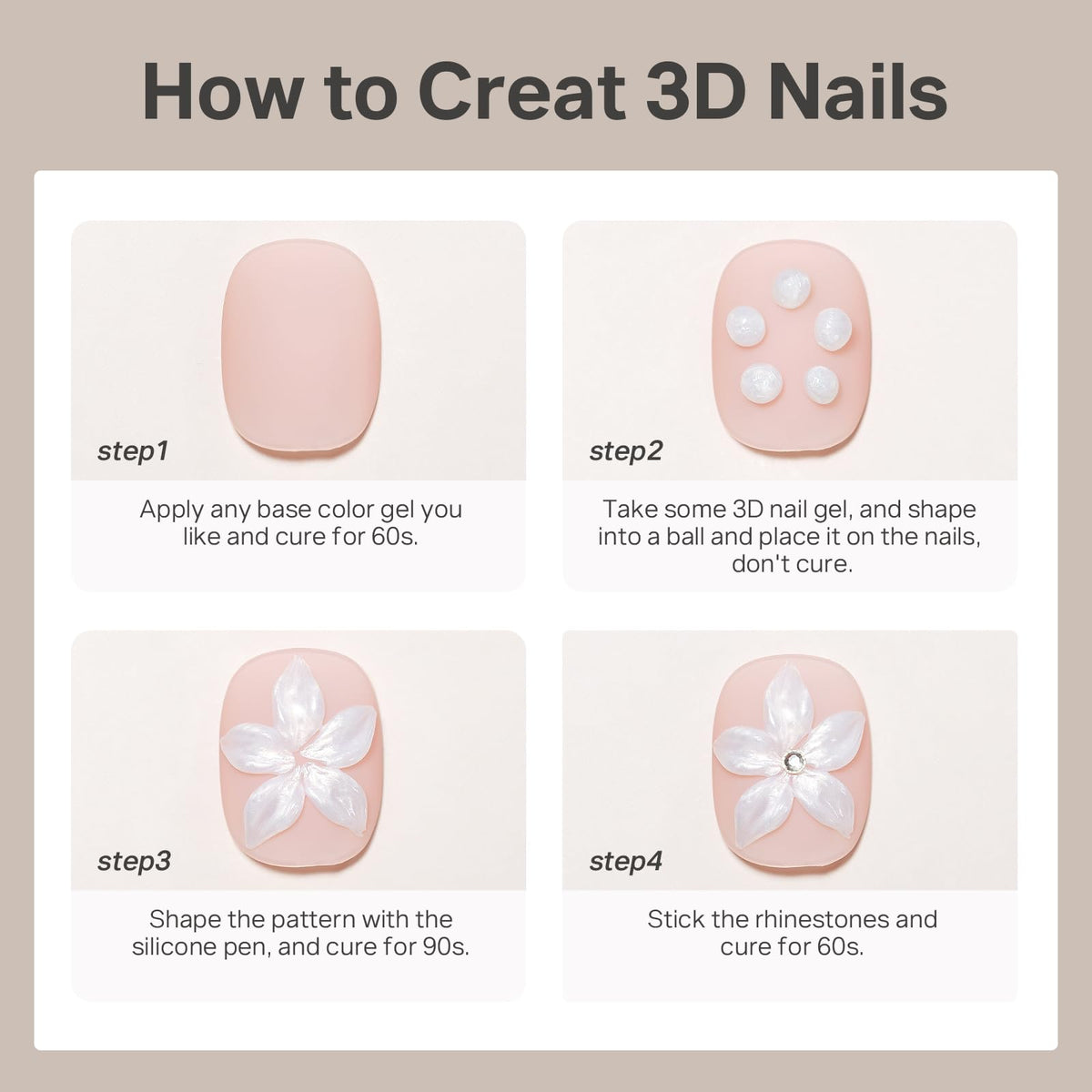 MIZHSE 3D Nail Scupting Gel for Nail Art, 6PCS Neon Colors Non-sticky