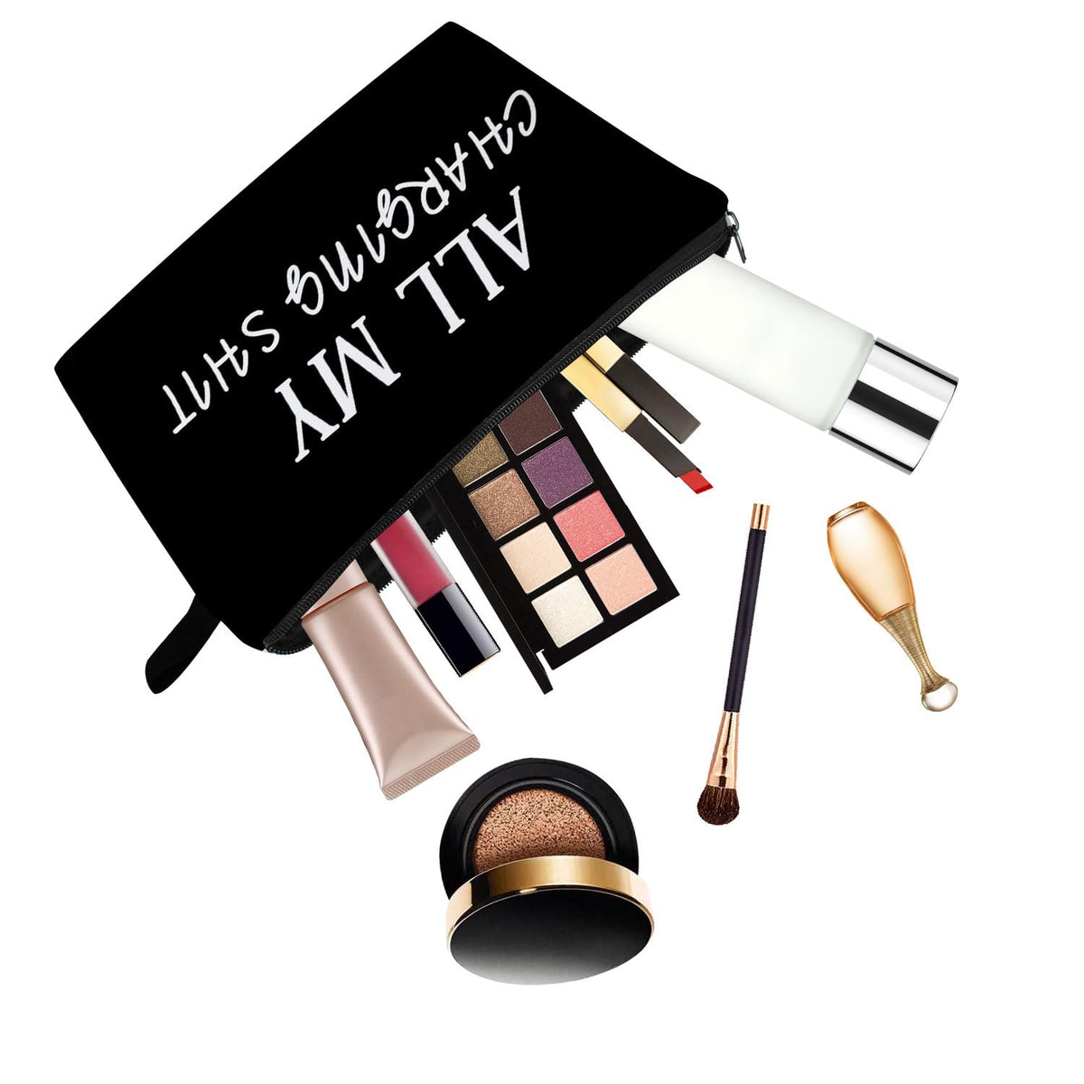 Funny Quote Print Small Cosmetic Bag -1