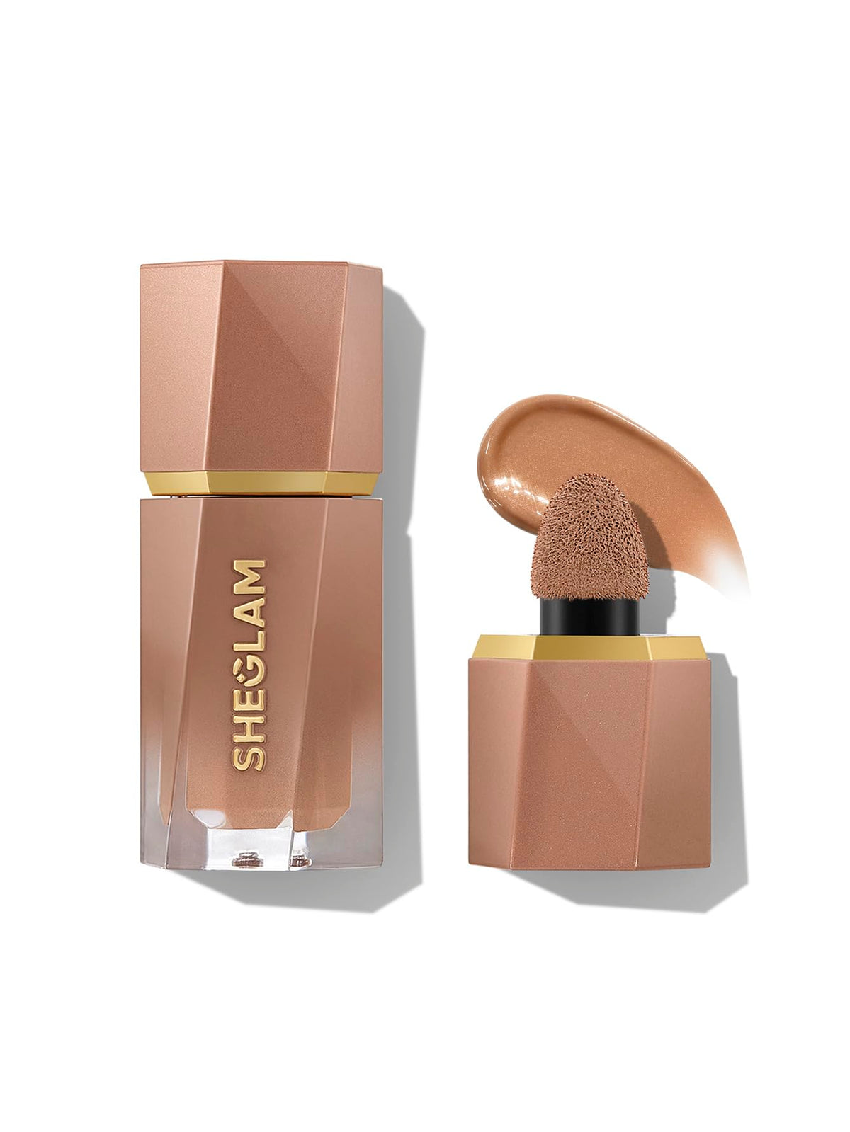 SHEGLAM Sun Sculpt Cool Toned Liquid Contour Stick Long Lasting Cream Bronzer Makeup - 01 Soft Tan