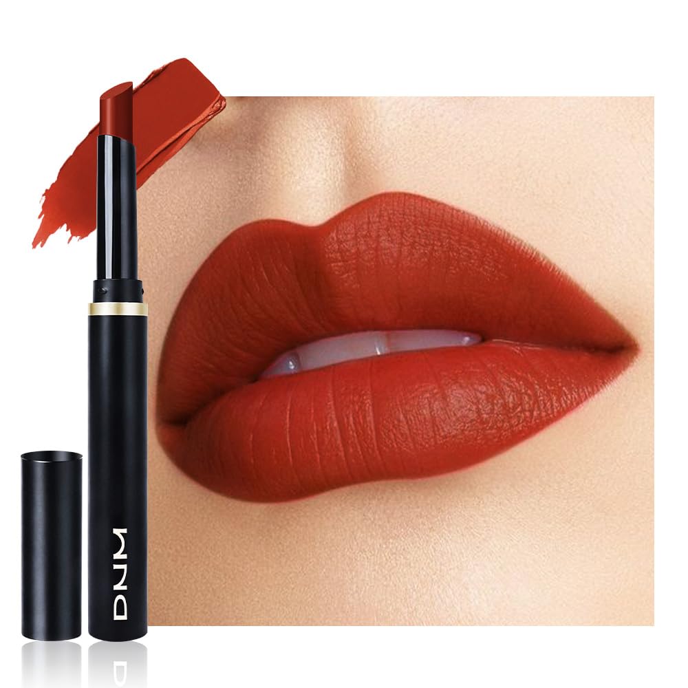 evpct Rich Rose Velvet Matte Lipstick Long Lasting Waterproof for Women