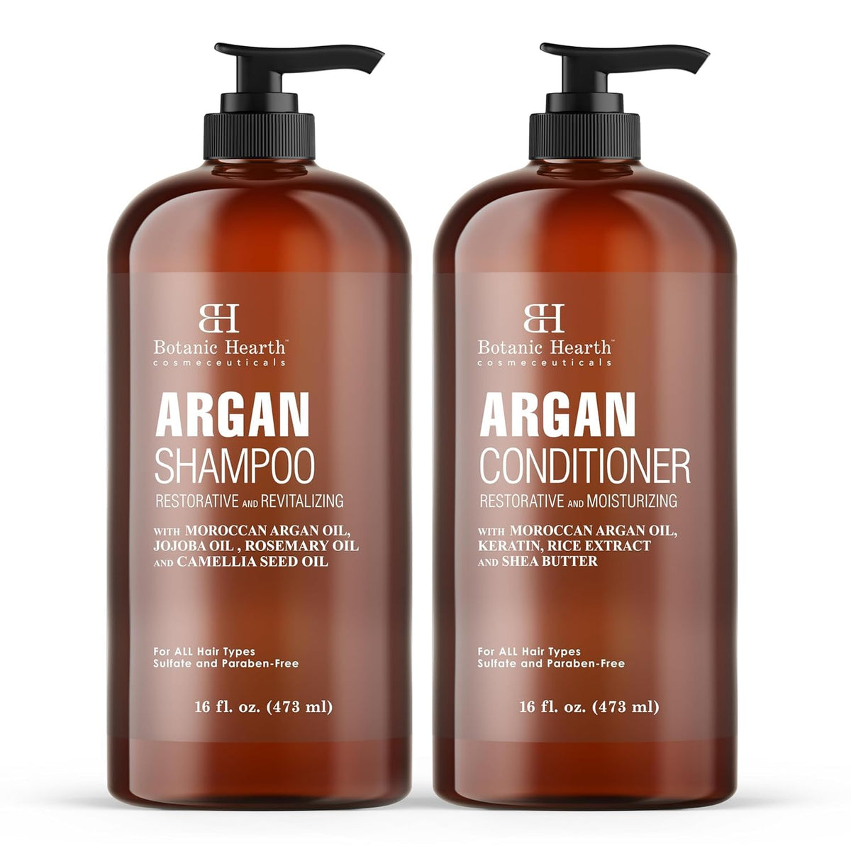 Botanic Hearth Tea Tree Shampoo And Conditioner Set - 16 Fl oz Each