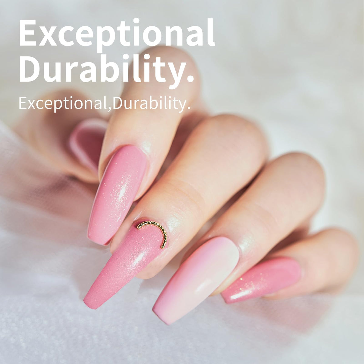 krofaue Extra Long Stiletto Nail Tips - False Clear Nais