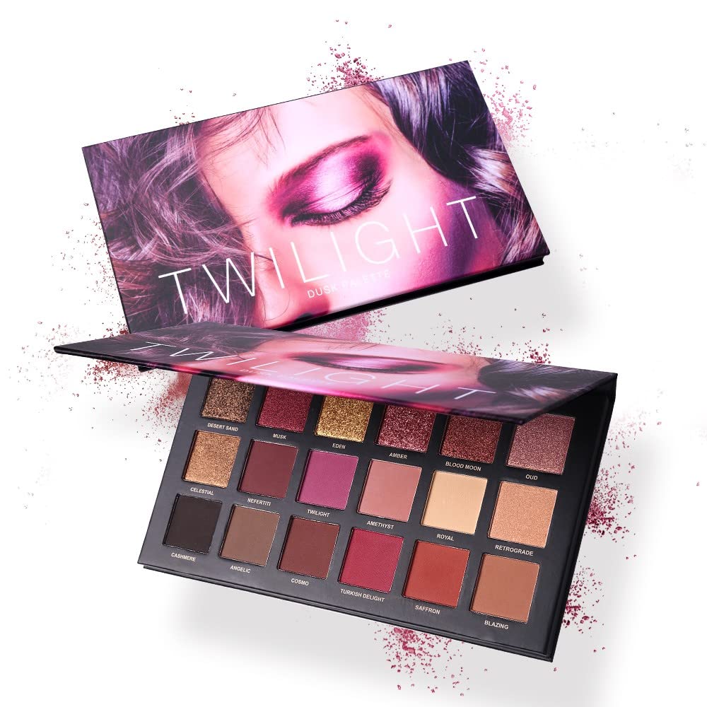 UCANBE Makeup Kit for Women & Teens,18 Colors Nude Eyeshadow +7pcs Soft Makeup Brushes + Pink Cosmetic Bag Makeup Sets, Shimmer Matte Glitter Makeup Palettes Set for Girls Beginners & Professional