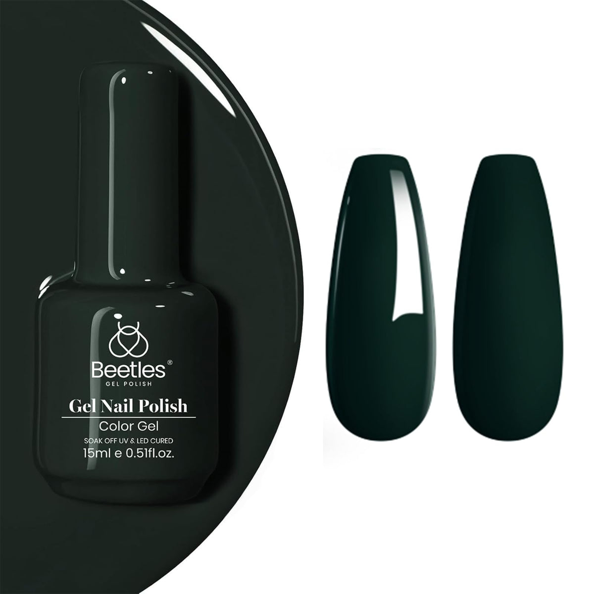 Beetles White Gel Nail Polish, 1pc 15ml White Gel Polish