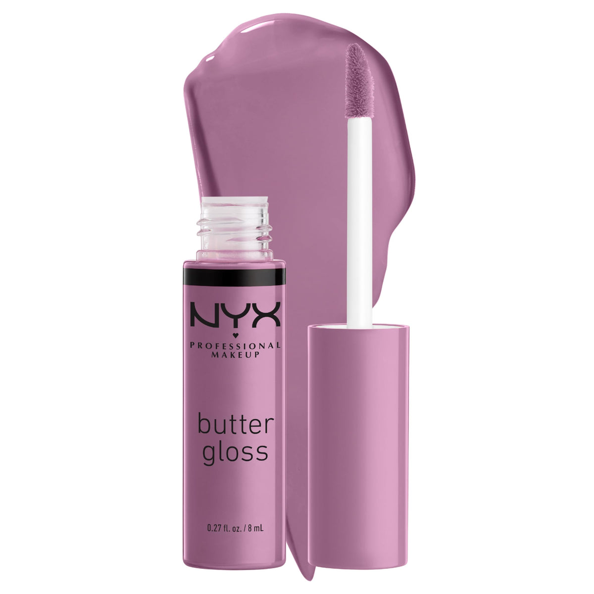 NYX PROFESSIONAL MAKEUP Butter Gloss, Non-Sticky Lip Gloss - Rocky Road (Wine)