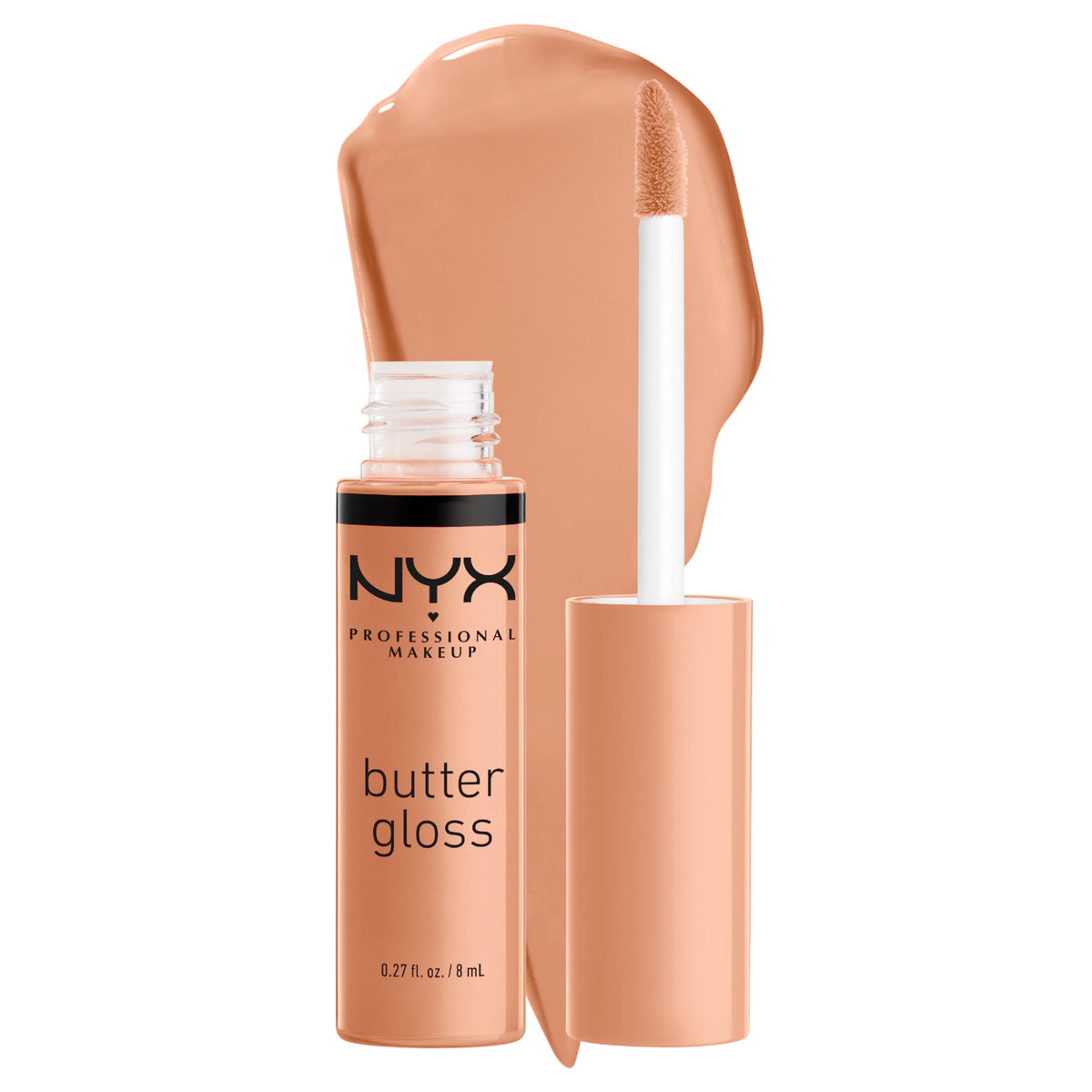NYX PROFESSIONAL MAKEUP Butter Gloss, Non-Sticky Lip Gloss - Rocky Road (Wine)