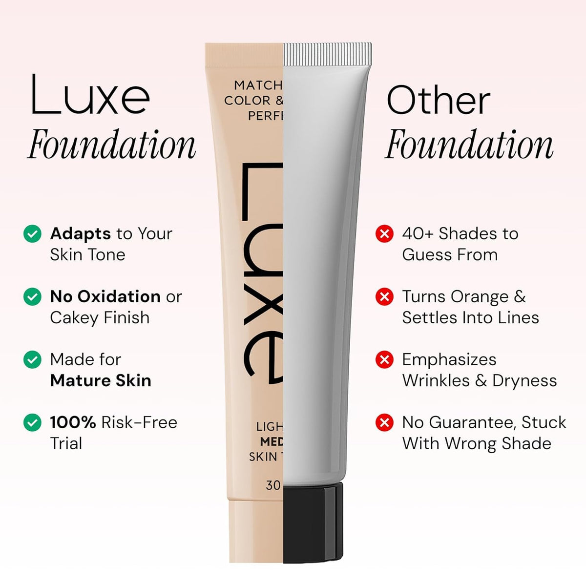 Luxe Color Changing Foundation – Light