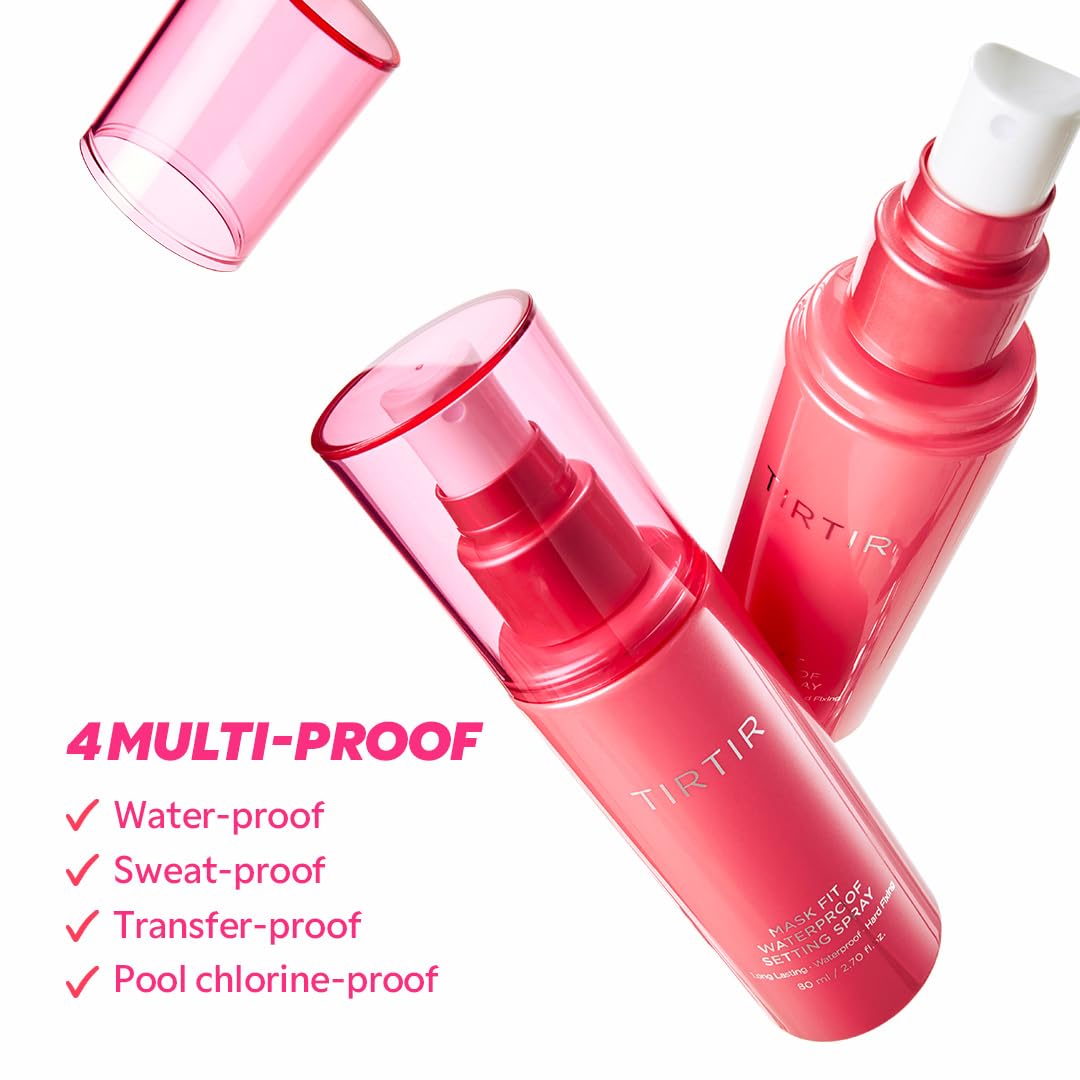 TIRTIR Mask Fit Make-up Fixer | 24H Transfer-Resistant Lightweight Non-Greasy Makeup Setting Spray 2.7 Fl Oz