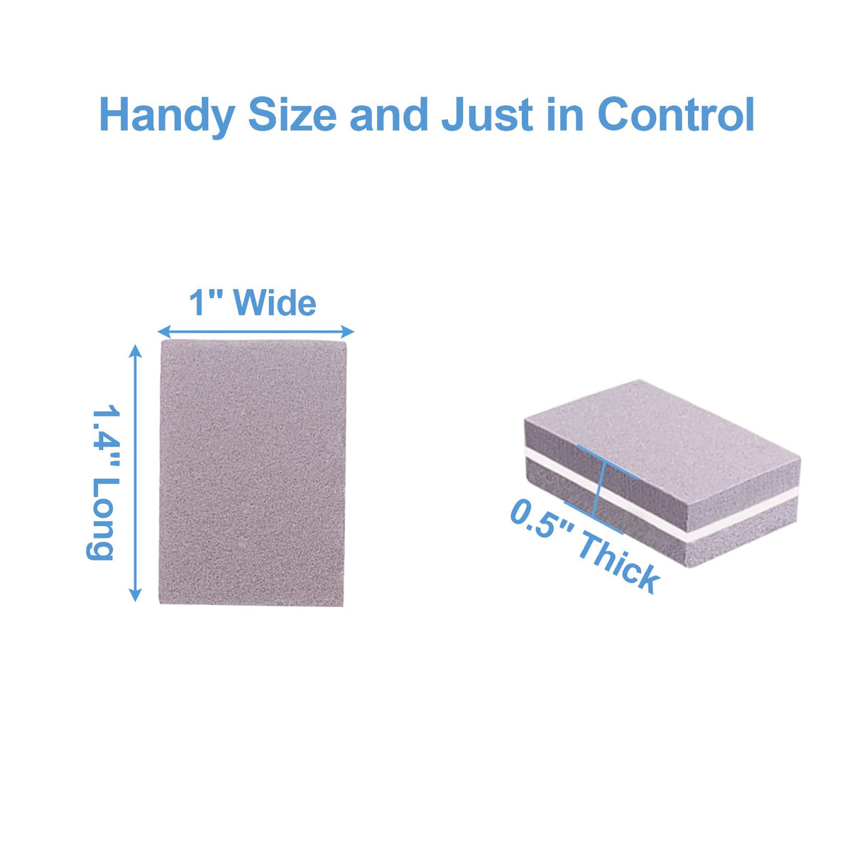 Nail Buffers (50 Pack), Mini Buffer Block Nail File for Acrylic Nails and Natural Nails, 100/180 Grit Nail Buffer Block Bulk Buffing Blocks for Nail Buff Professional Manicure File Blocks Set Pink