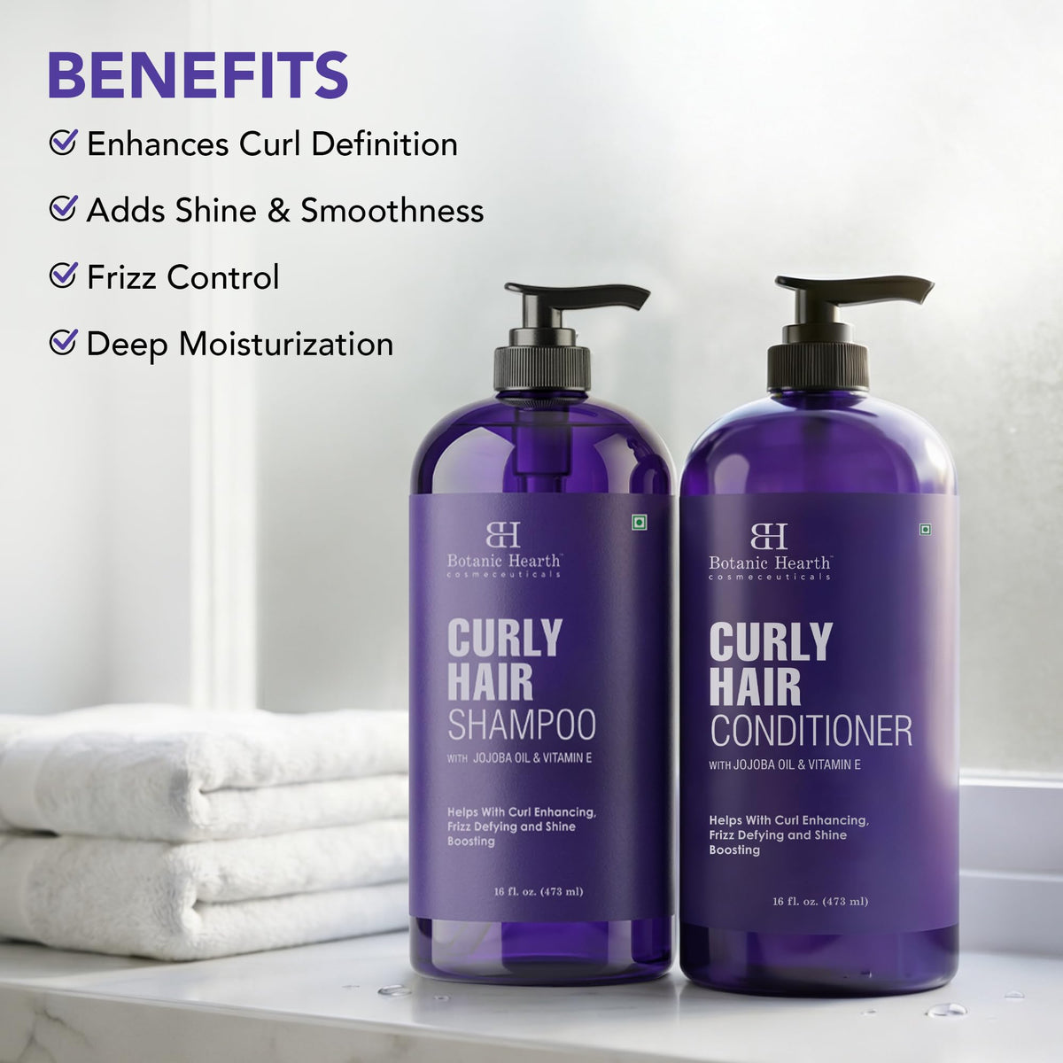 Botanic Hearth Tea Tree Shampoo And Conditioner Set - 16 Fl oz Each