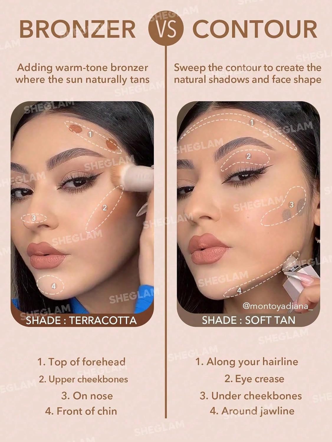 SHEGLAM Sun Sculpt Cool Toned Liquid Contour Stick Long Lasting Cream Bronzer Makeup - 01 Soft Tan