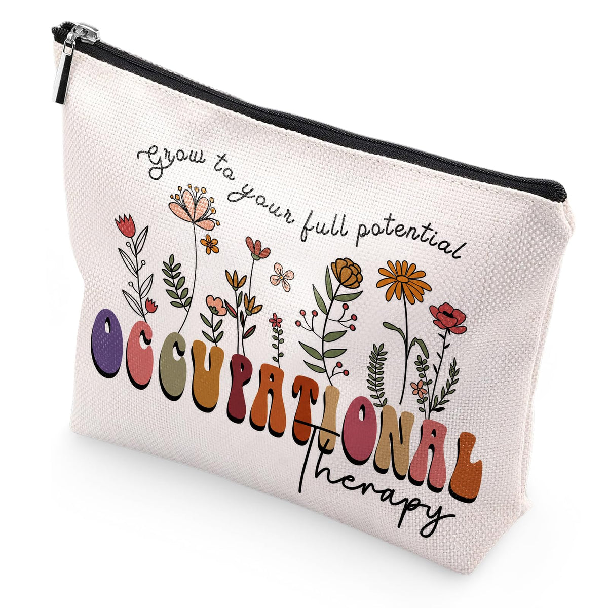 Sitsink Funny Sarcastic Gifts for Girls - Intersting Gifts for Girls Birthday. A Ray of Sarcastic Sunshine Every Single Day Makeup Bag, Cosmetic Bags Humor Sarcastic Gifts for Women Boss Coworker