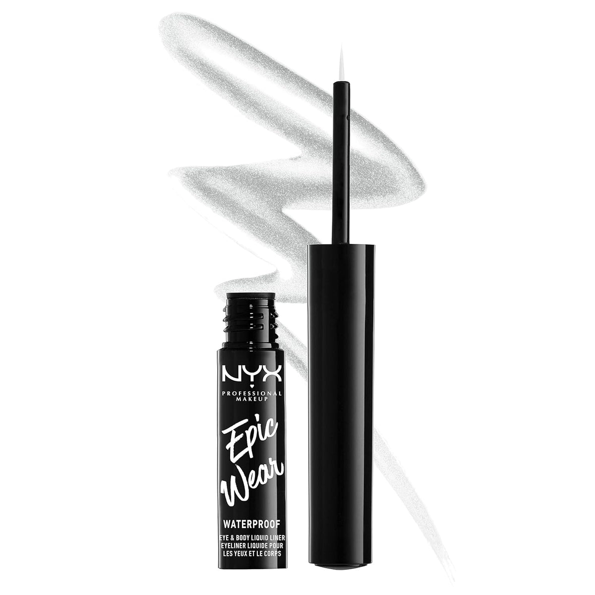 NYX PROFESSIONAL MAKEUP Epic Wear Liquid Liner, Long-Lasting Waterproof Eyeliner - Black