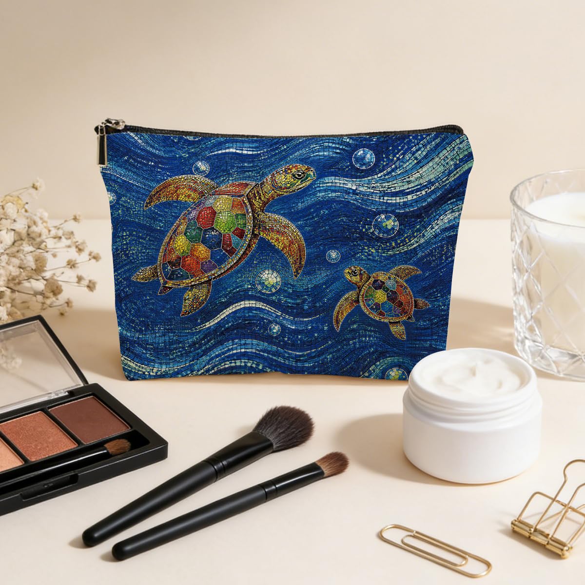 Funny Poisons Makeup Bag, Witchy Gifts Cosmetic Bag Travel Toiletry Bags
