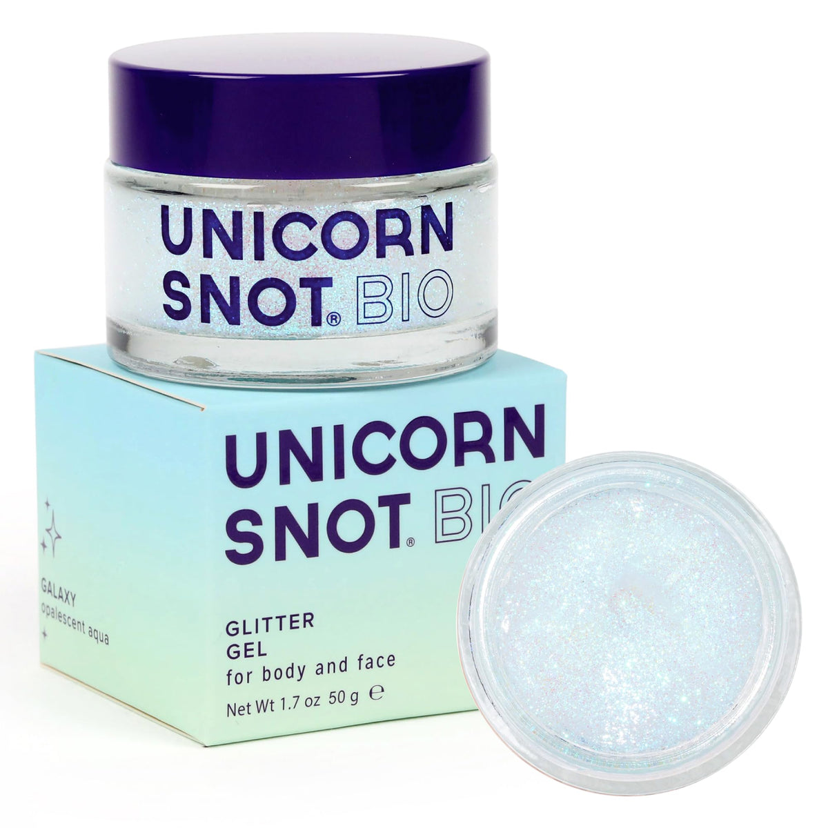 UNICORN SNOT Holographic Face Glitter & Body Glitter Gel | Hair Glitter, Vegan & Cruelty Free, 1.7 oz Pink Glitter (Flamingo)