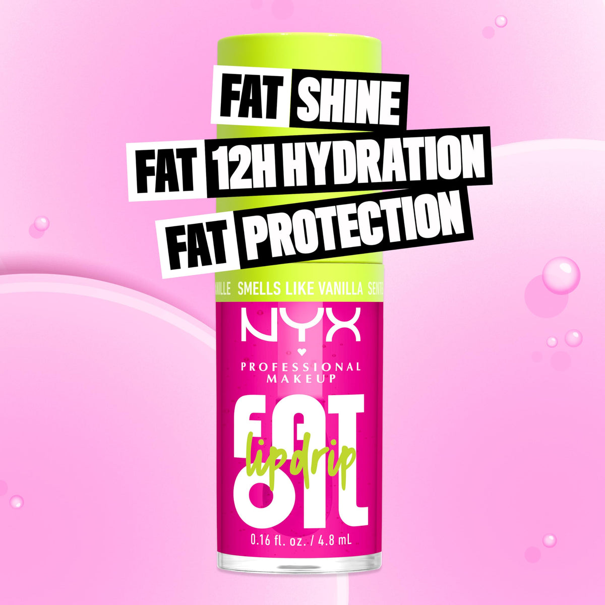 NYX PROFESSIONAL MAKEUP Fat Oil Lip Drip, Moisturizing Lip Oil Gloss, Vegan Tinted Formula, Up to 12 HR Hydration - Missed Call (Sheer Pink)