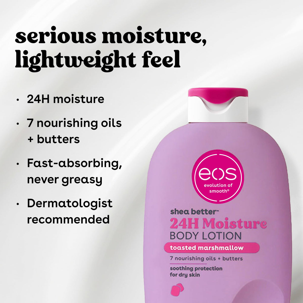 eos Natural Shea Better Body Lotion, Fresh & Cozy, 16 fl oz