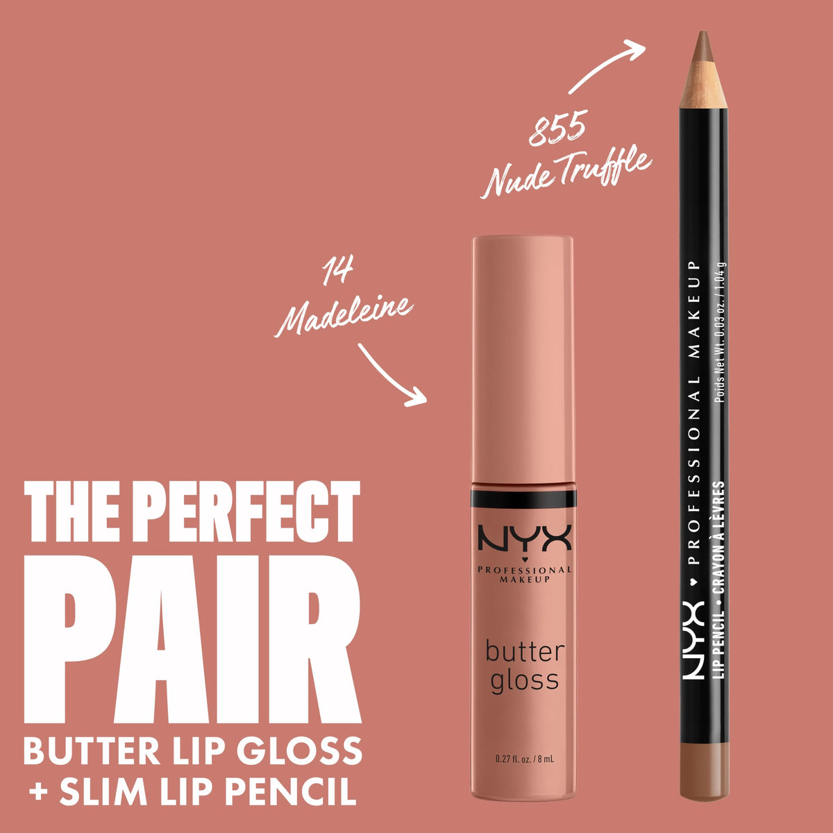 NYX PROFESSIONAL MAKEUP Butter Gloss, Non-Sticky Lip Gloss - Rocky Road (Wine)