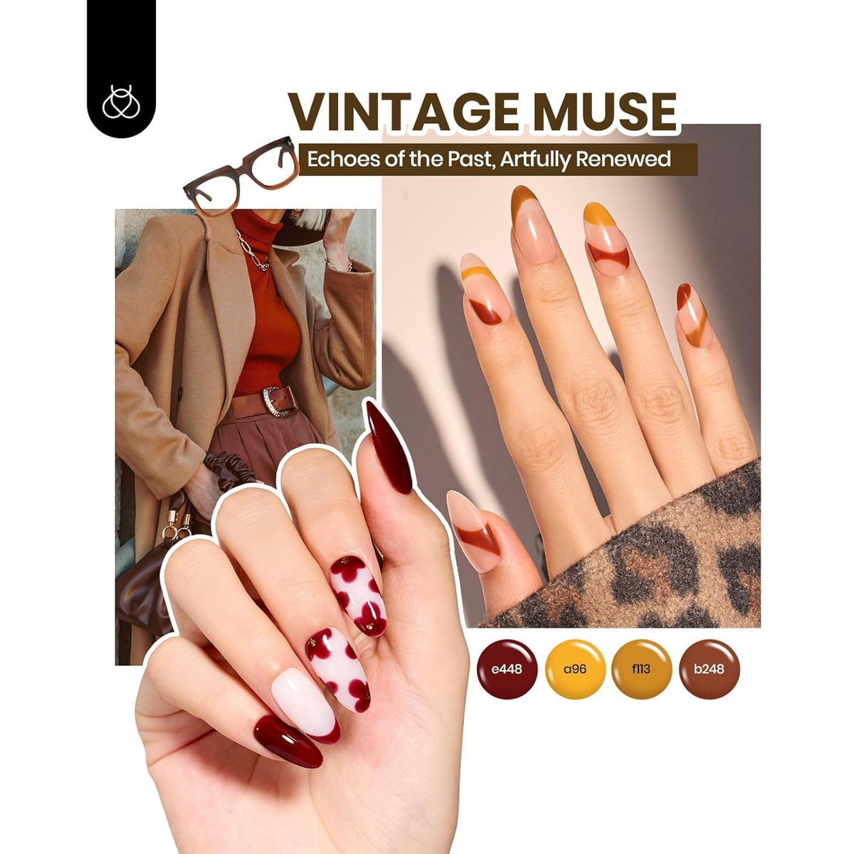 Beetles Gel Nail Polish Set, 63 PCS 55 Colors Gel Polish Kit with Base Coat