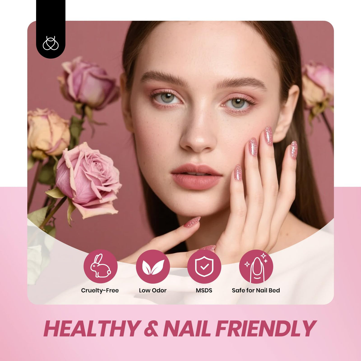 beetles Gel Polish Whispers of Love Jelly Gel Nail Polish Set, 6 Colors