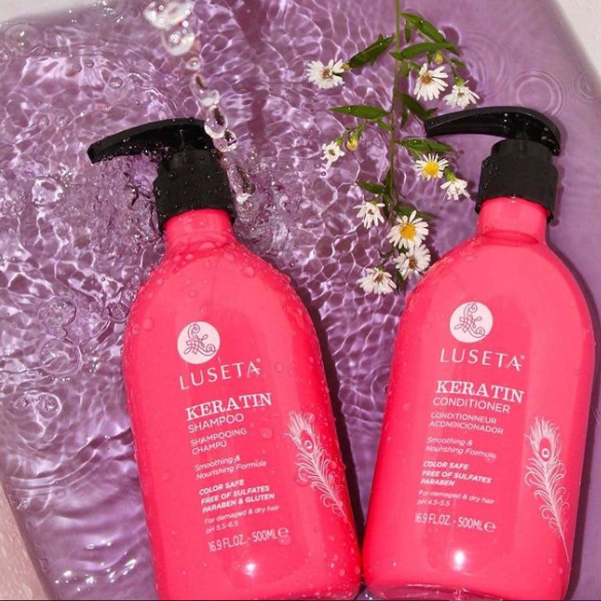 Luseta Biotin Shampoo and Conditioner Set, Thickening for Thinning Hair
