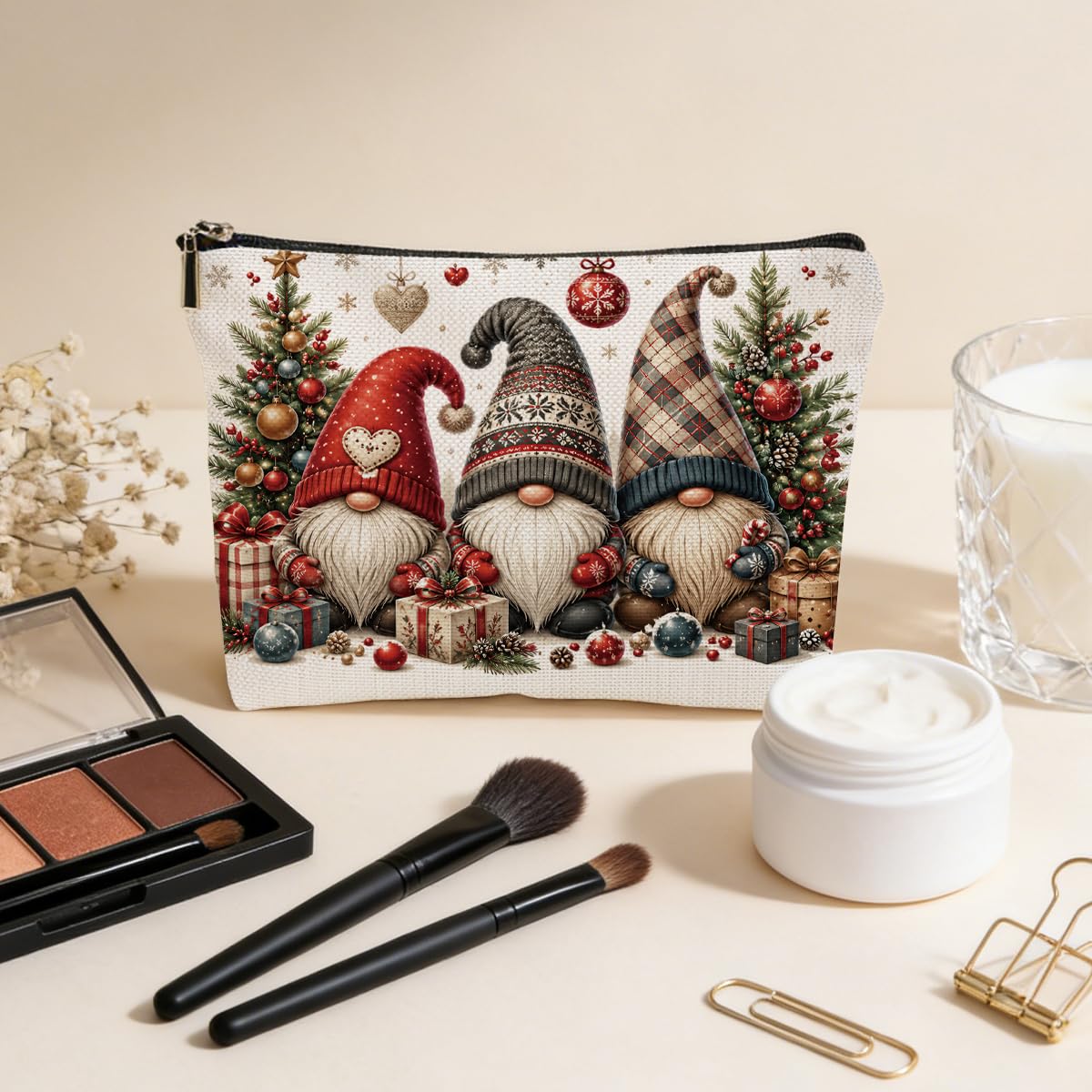 Funny Poisons Makeup Bag, Witchy Gifts Cosmetic Bag Travel Toiletry Bags