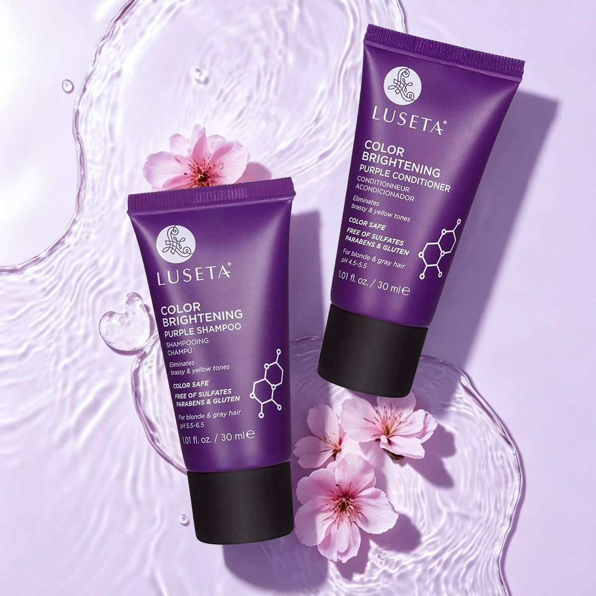 Luseta Rosemary Mint Shampoo and Conditioner Set for Hair Strengthening