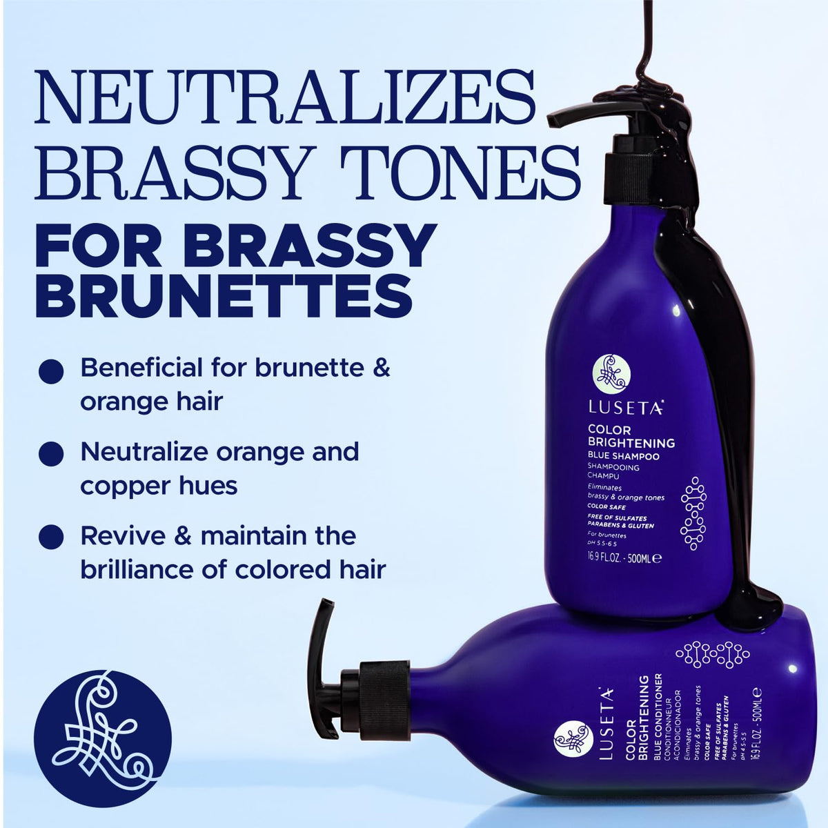 Luseta Rosemary Mint Shampoo and Conditioner Set for Hair Strengthening