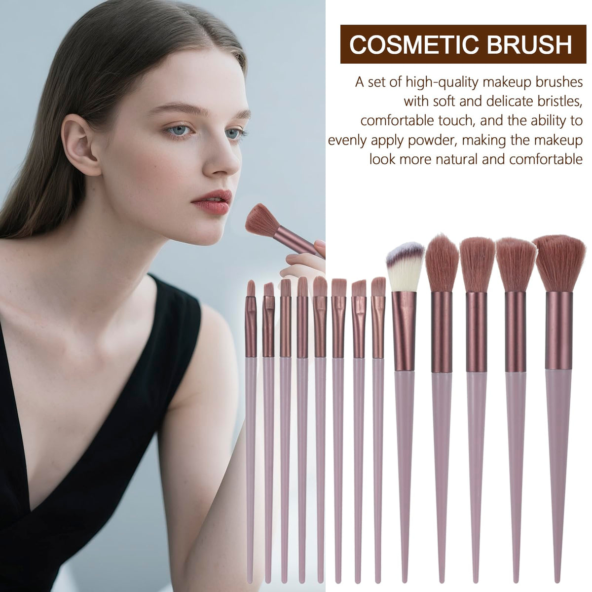 Makeup Set for Women Full Kit Includes, eyeshadow、 liquidfoundation,Loose powder,Eyebrow pencil,Lipstick Eye Pencil Makeup BrushesMakeup practice board 4-color lip gloss set