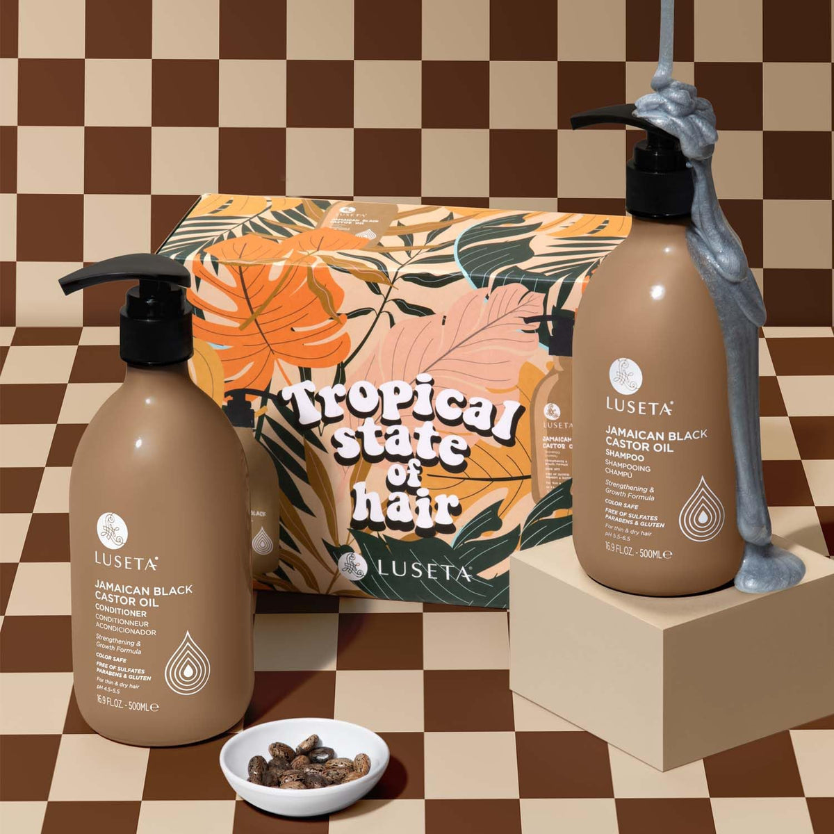 Luseta Biotin Shampoo and Conditioner Set, Thickening for Thinning Hair