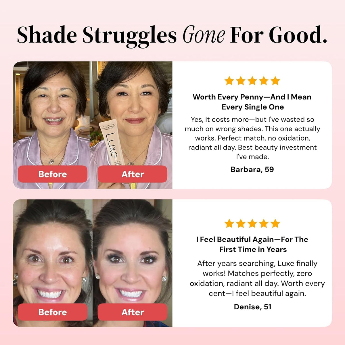 Luxe Color Changing Foundation – Light