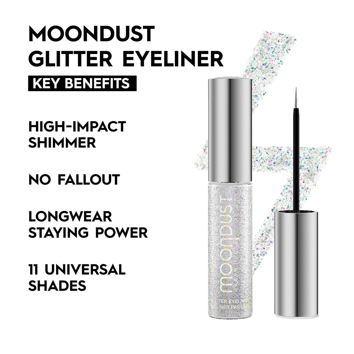 Urban Decay Moondust Liquid Glitter Eyeliner - Longwear Reflective Sparkle