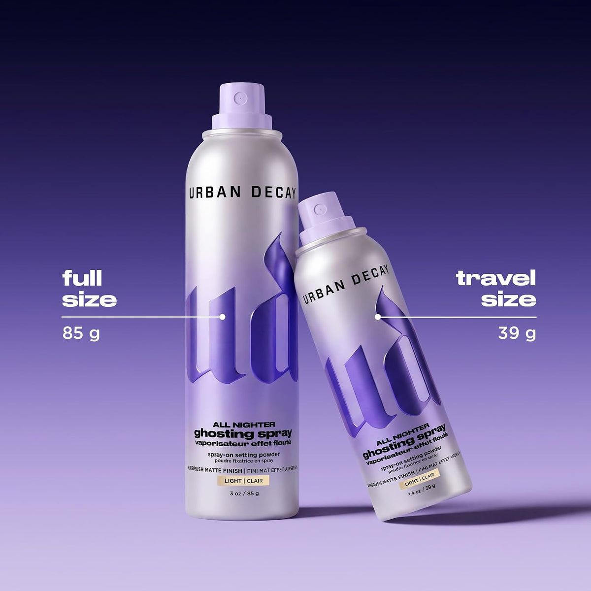 Urban Decay All Nighter Ghosting Makeup Setting Spray - Matte Powder Finish