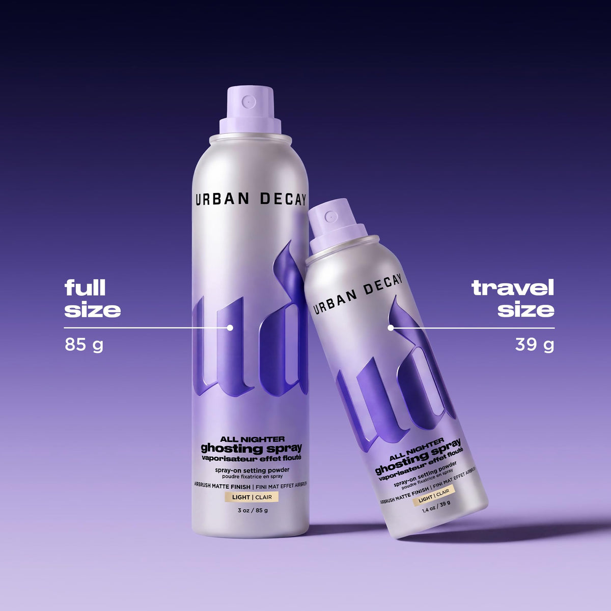 Urban Decay All Nighter Ghosting Makeup Setting Spray - Matte Powder Finish