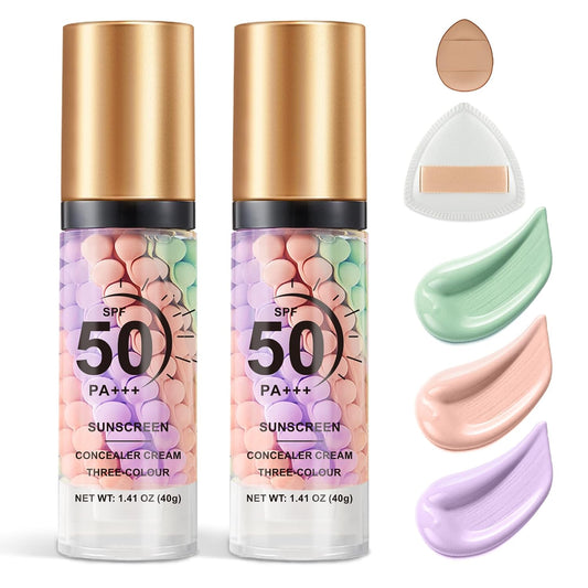 2PCS Color Correcting Primer for Face before Makeup