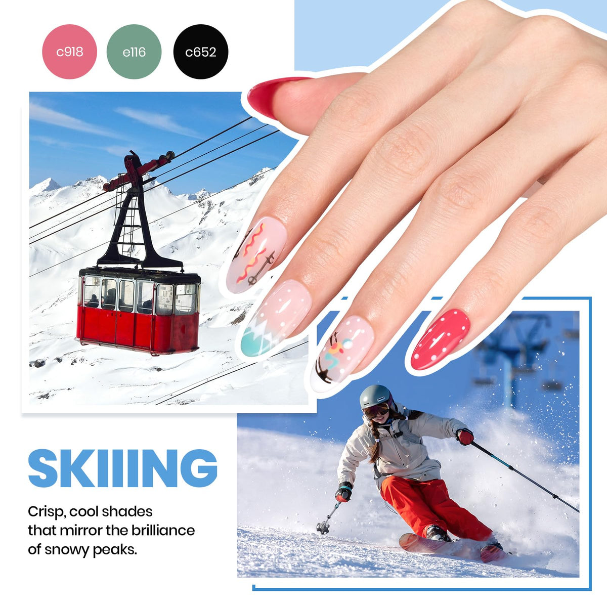 Beetles Gel Nail Polish Kit with U V Light - 80Pcs 55 Colors Gel Nail Kit