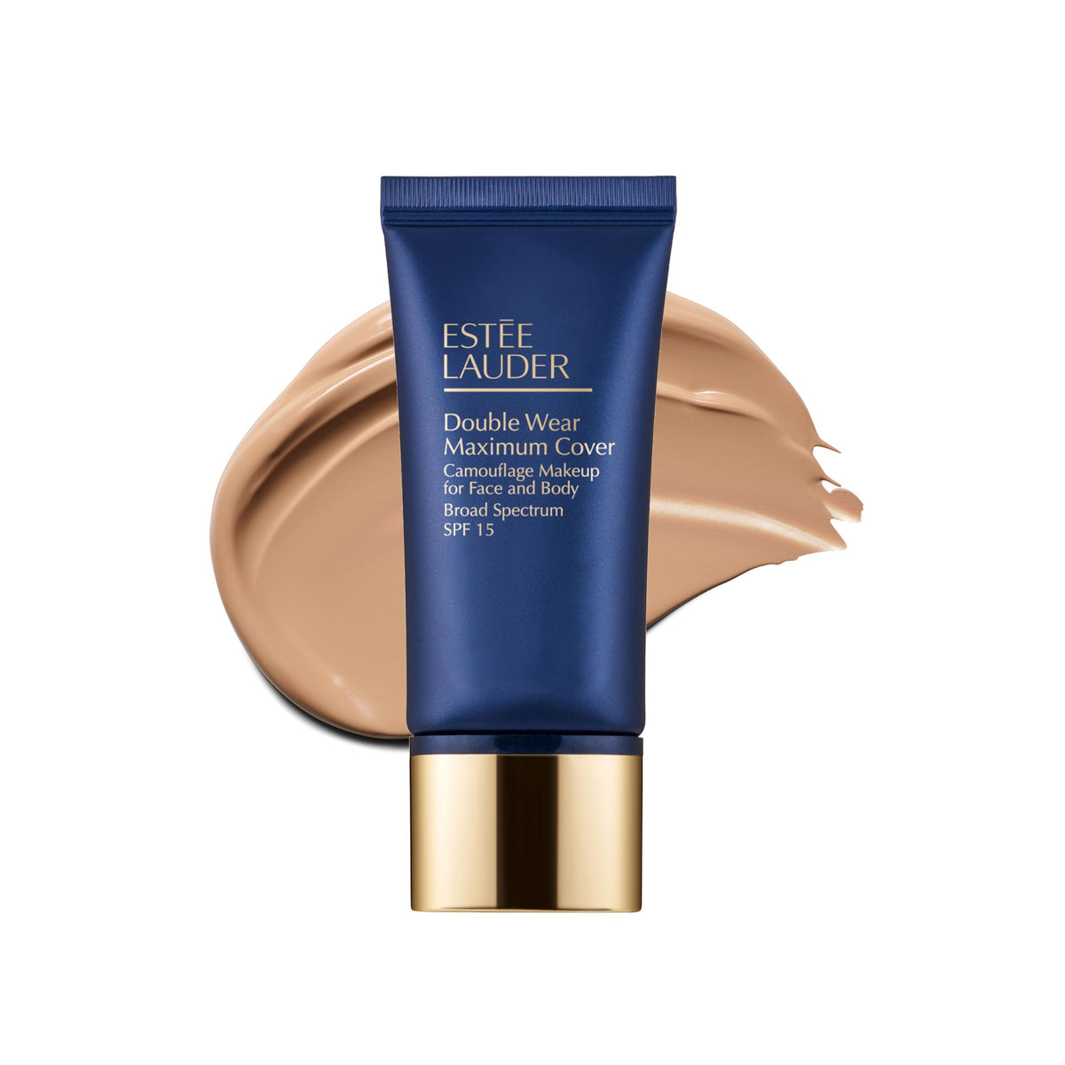 Estée Lauder Double Wear 24-Hour Maximum Cover Camouflage Foundation Makeup for Face and Body SPF 15 | Full Coverage | Tattoo Cover Up Makeup Waterproof, 1.0 Fl Oz