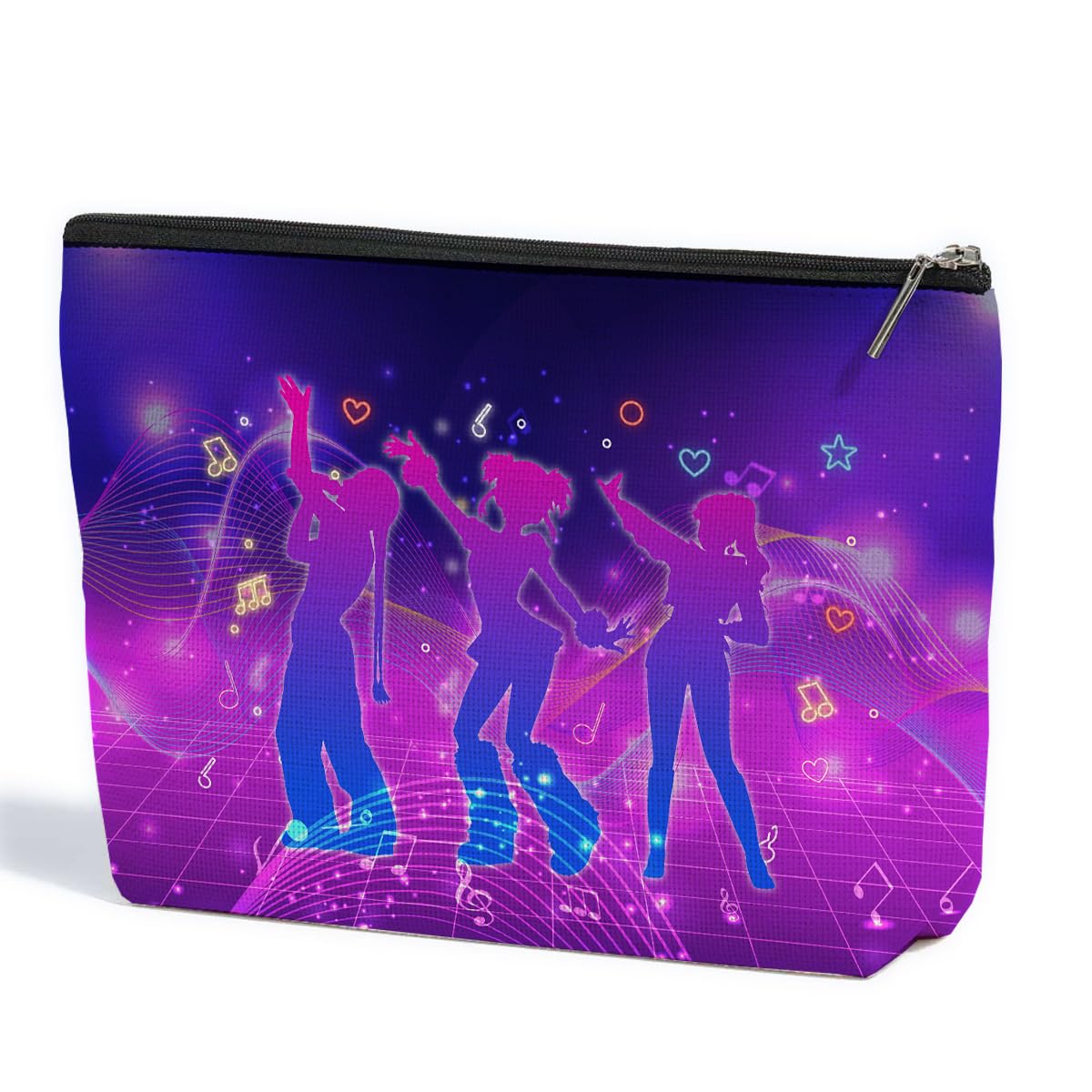 ZHAMEN Vintage Makeup Bag Weird Girls Cosmetic Bag for Women