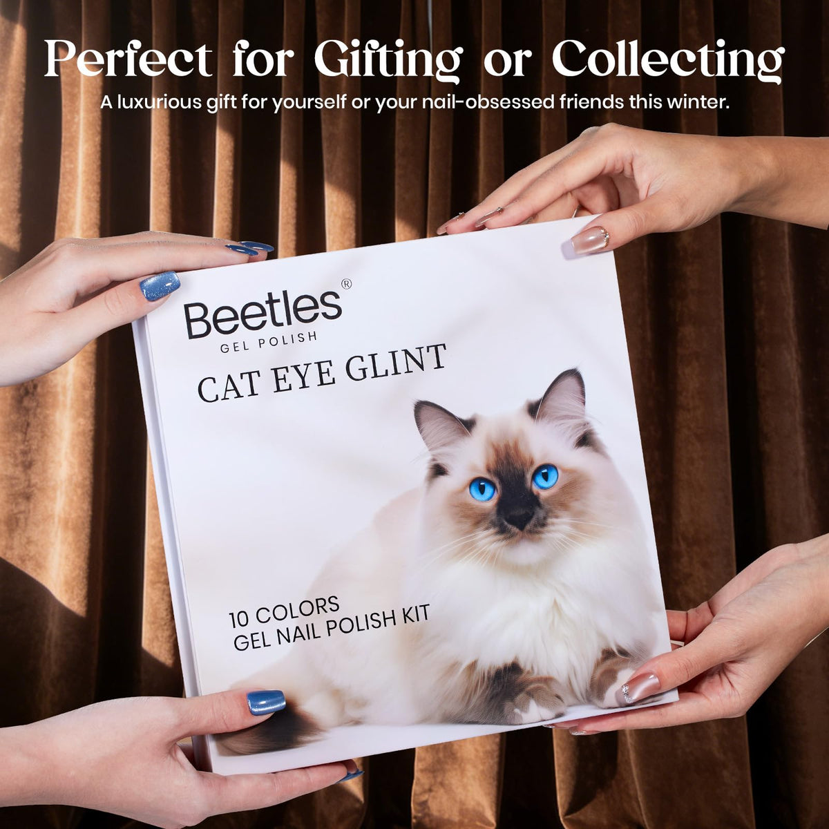 Beetles Fall Gel Nail Polish Set, 20 Colors Orange Yellow Brown