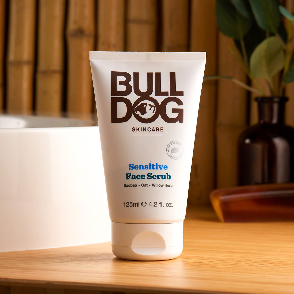 BULLDOG Mens Skincare and Grooming Original Full Face Kit with Moisturizer, Face Wash & Face Scrub