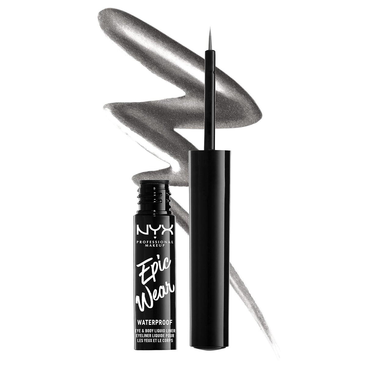 NYX PROFESSIONAL MAKEUP Epic Wear Liquid Liner, Long-Lasting Waterproof Eyeliner - Black