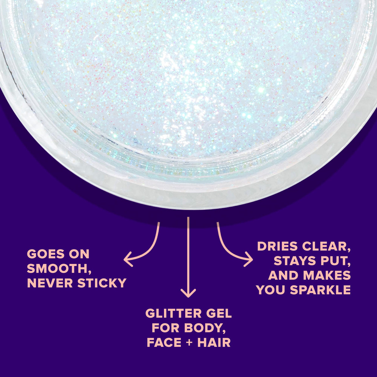 UNICORN SNOT Holographic Face Glitter & Body Glitter Gel | Hair Glitter, Vegan & Cruelty Free, 1.7 oz Pink Glitter (Flamingo)