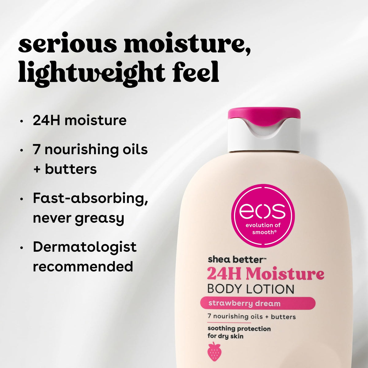 eos Natural Shea Better Body Lotion, Fresh & Cozy, 16 fl oz